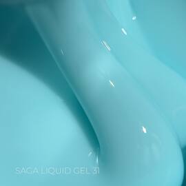 SAGA. Liquid Gel, 15 ml, #31. Рідкий гель для укріплення та нарощування — SAGA, NAILSMADE