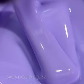 SAGA. Liquid Gel, 15 ml, #32. Рідкий гель для укріплення та нарощування — SAGA, NAILSMADE