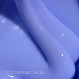 SAGA. Liquid Gel, 15 ml, #33. Рідкий гель для укріплення та нарощування — SAGA, NAILSMADE
