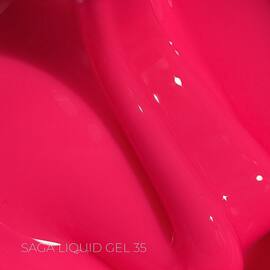 SAGA. Liquid Gel, 15 ml, #35. Рідкий гель для укріплення та нарощування — SAGA, NAILSMADE