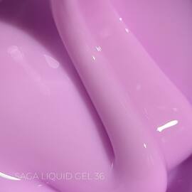SAGA. Liquid Gel, 15 ml, #36. Рідкий гель для укріплення та нарощування — SAGA, NAILSMADE