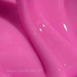 SAGA. Liquid Gel, 15 ml, #37. Рідкий гель для укріплення та нарощування — SAGA, NAILSMADE