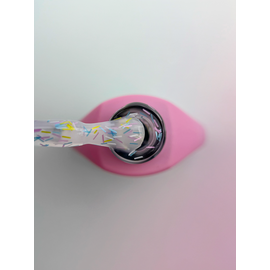 You Are Cute. Velvet Glaze Matte Top Coat, 5 ml, матовий топ з декоративним міксом — You Are Cute, NAILSMADE