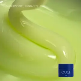 TOUCH. Neon жидкий полигель, Солнечно-желтый, 15 ml — TOUCH, NAILSMADE