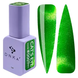 DNKa’. Gel Polish, 80's, Glows in the dark Cat's eye, #0007, 7 ml, гель-лак люмінісцентний "котяче око" — DNKa’ Professional, NAILSMADE