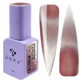 DNKa’. Gel Polish, Bohemian Cat`s Eye, NEW FORMULA, #0019 (#0152), 7 ml, гель-лак "Котяче око" — DNKa’ Professional, NAILSMADE