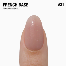 ADORE. French Base, №31, Supernova, 15 ml. Камуфлююча база, нюд з шимером — Adore Professional, NAILSMADE