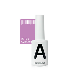 ADORE. Gel Polish, #S-01, Currant, 12 ml. Гель-лак, рожево-бузковий, з шимером — Adore Professional, NAILSMADE