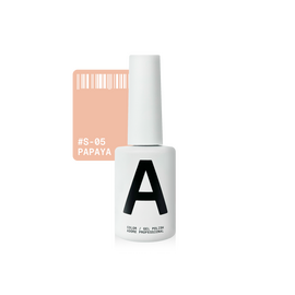 ADORE. Gel Polish, #S-05, Papaya, 12 ml. Гель-лак, бежевий, з шимером — Adore Professional, NAILSMADE