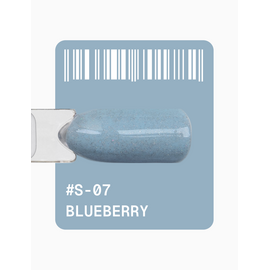 ADORE. Gel Polish, #S-07, Blueberry, 12 ml. Гель-лак, світлий блакитний, з шимером — Adore Professional, NAILSMADE