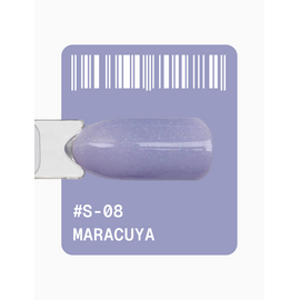 ADORE. Gel Polish, #S-08, Maracuya, 12 ml. Гель-лак, лавандово-блакитний, з шимером — Adore Professional, NAILSMADE