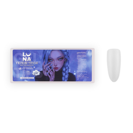 LUNAmoon. Gel Tips, Almond MEDIUM, 240 шт, гелеві тіпси, мигдаль MEDIUM — LUNAmoon Допоміжні матеріали / Інструмент Additional materials / Tools, NAILSMADE