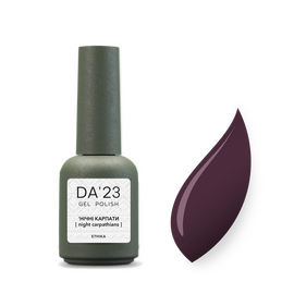DA'23. Gel Polish #83, Night carpathians, 8 ml, gel polish "Night carpathians" — DA'23 Brand, NAILSMADE