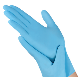 Medicom. Рукавички нітрилові неопудрені, SafeTouch Advanced, 3.5 g, M, 100 шт, сині — Medicom, NAILSMADE