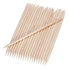 Orange Wood Sticks 50 pz, 110 mm. Bastoncini di legno di arancio, set 50 pz, 11 cm — Tutti i brand, NAILSMADE