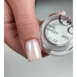 GA&MA. Pearl powder #01, 0.5 g, Втирка перлинна — ELSE, NAILSMADE
