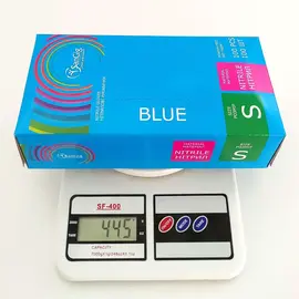 SanGig. Рукавички нітрилові неопудрені, 3.5 g, S, 100 шт, Блакитні — SanGig, NAILSMADE