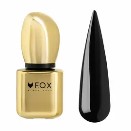 F.O.X. KERATIN Gel polish, Ultra Black, 9 ml. Гель-лак з кератином, чорний — F.O.X, NAILSMADE