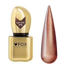 F.O.X. Gel polish, Cat Eye, #014, 7 ml. Gel-lak saténové "Kočičí oko" [CLONE] [CLONE] — F.O.X, NAILSMADE