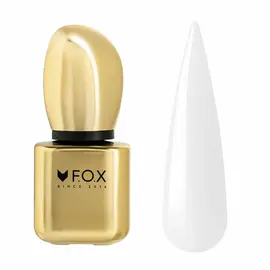 F.O.X. KERATIN Gel polish, Ultra White, 9 ml. Гель-лак з кератином, білий — F.O.X, NAILSMADE