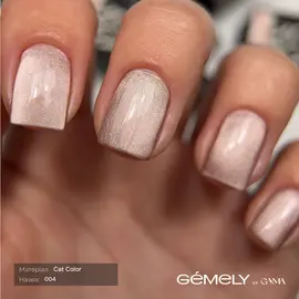 GA&MA. Gel polish Cat Color, #004. Гель-лак з шимером «Котяче око», 6 ml — GÉMELY (ex GA&MA), NAILSMADE