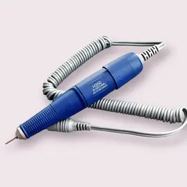 STRONG. Nail drill Saeshin Strong B350/H350, original. Frezer 40 tysięcy obrotów, rewers, oryginał z certyfikacją, niebieska rączka — Frezery, NAILSMADE