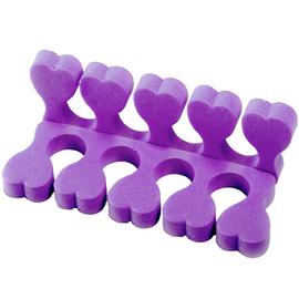 Toe separators, purple, 2 pcs (1 pair) — Toe separators, NAILSMADE