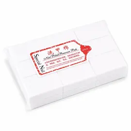 Set of 400 pcs, Nail Polish Remover Pads, Lint-free wipes 4x6 cm, white — Lint-free Wipes for Manicure, NAILSMADE