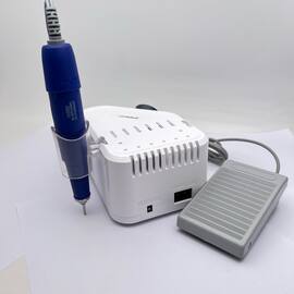 STRONG. Nail drill Saeshin Strong B350/H350, original. Drill 40 thousand revolutions, reverse, original with certification, blue handle — Fresadoras, NAILSMADE