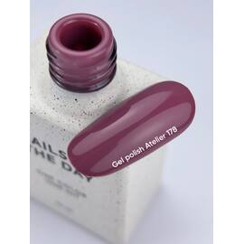 NOTD. Gel Polish Atelier #178, 10 ml, dark dusty rose — NAILS OF THE DAY (NOTD), NAILSMADE