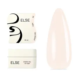 ELSE. Stone gel, #33, Light, 30 ml. Hard gel for extension — ELSE, NAILSMADE