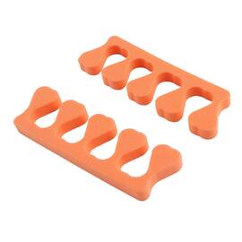Finger separators, orange, 2 pcs (1 pair) — Toe separators, NAILSMADE