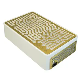 ÜLKA. Desktop Nail dust Collector "Nano White". Desktop extractor, white, gold grid (on order) — Ülka, NAILSMADE