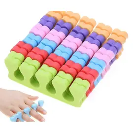 Finger separators, red, 2 pcs (1 pair) — Toe separators, NAILSMADE