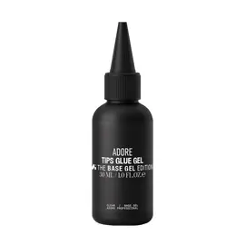 ADORE. Tips Glue Gel, clear, 30 ml. Base glue for gel tips — Adore Professional, NAILSMADE