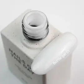NOTD. Bottle Gel #1, White, 10 ml, tekutý extra silný gel, bílý — NAILS OF THE DAY (NOTD), NAILSMADE