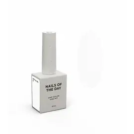 NOTD. Bottle Gel #1, White, 10 ml, vloeibare extreem sterke gel, wit — NAILS OF THE DAY (NOTD), NAILSMADE