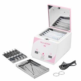 MicroSTOP. Hot air Sterilizer М2, Rose, Стерилізатор повітряний М2, на 5 наборів інструменів, рожевий — MicroSTOP, NAILSMADE