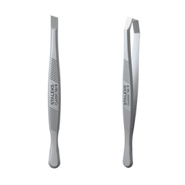 STALEKS Pinzety pro obocí EXPERT 10 TYPE 9 (zešikmený široký) tvar Krab — STALEKS, NAILSMADE