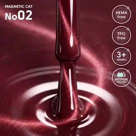 SHELLY. Gel Polish, Magnetic Cat #02, 12 ml. Гель лак "Котяче око" — Shelly, NAILSMADE