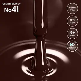 SHELLY. Gel Polish #41, Cherry Brandy, 12 ml. — Shelly, NAILSMADE
