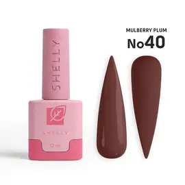 SHELLY. Gel Polish #40, Mulberry Plum, 12 ml. — Shelly, NAILSMADE
