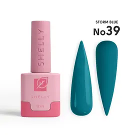 SHELLY. Gel Polish #39, Storm Blue, 12 ml. — Shelly, NAILSMADE