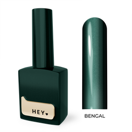 HEYLOVE. Cat's Eye Gel Polish, Bengal, 15 ml, гель-лак "Котяче око", насичений темно-зелений — HEYLOVE, NAILSMADE