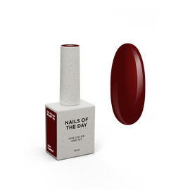 NOTD. Gel Polish Malbec #364, 10 ml, deep dark burgundy — NAILS OF THE DAY (NOTD), NAILSMADE