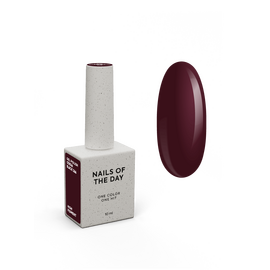 NOTD. Gel Polish Odesa Black #366, 10 ml, dark wine — NAILS OF THE DAY (NOTD), NAILSMADE