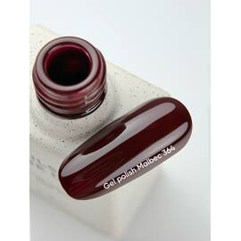 NOTD. Gel Polish Malbec #364, 10 ml, dark deep burgundy — NAILS OF THE DAY (NOTD), NAILSMADE