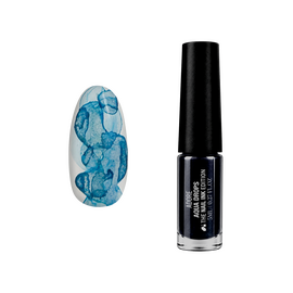 ADORE. Aqua Drops, #13, 5 ml. Liquid watercolor drops, blue with shimmer — Adore Professional, NAILSMADE
