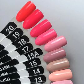 SILLER Gel Polish №13 CREAMY PEACH, кремово-персиковий, 8 ml, гель-лак #2