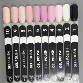 SILLER Gel Polish №9 PINK BEIGE, рожево-бежевий, 8 ml, гель-лак #2